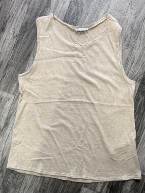 NWT Zara Light Beige Sleeveless Tank Top